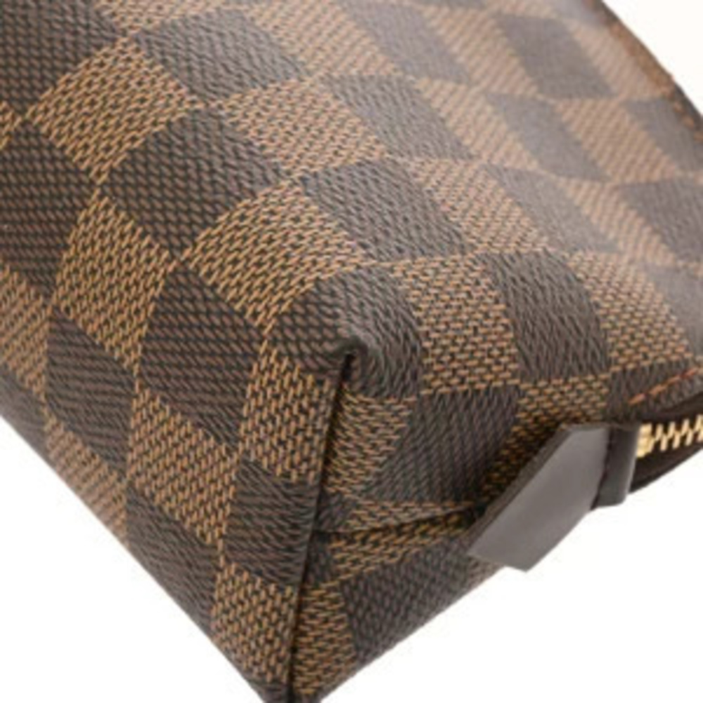 Louis Vuitton Damier Pochette Cosmetic Brown Canvas Pouch - Picture 5 of 10